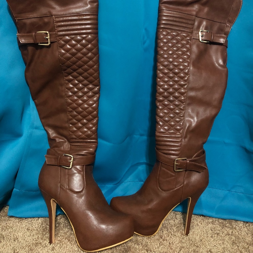 Nature breeze knee high boots